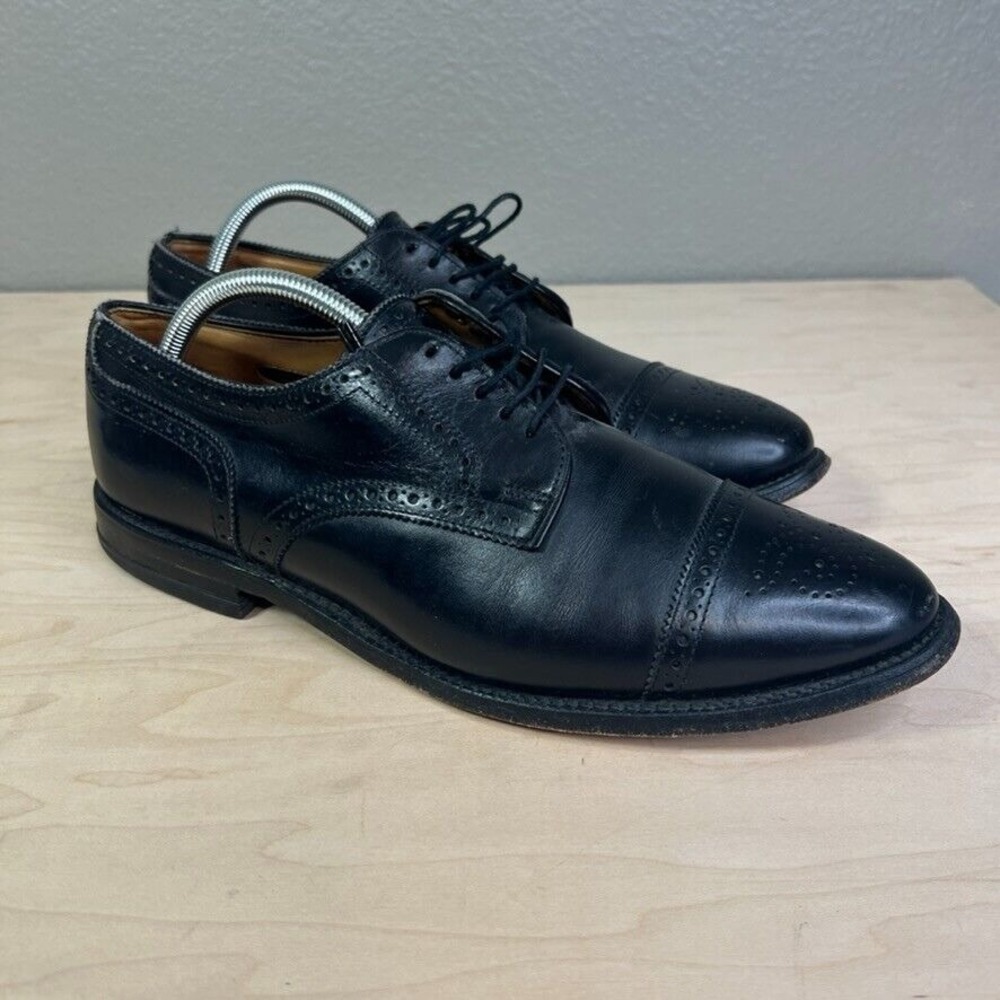 Allen Edmonds Black Leather Oxfords